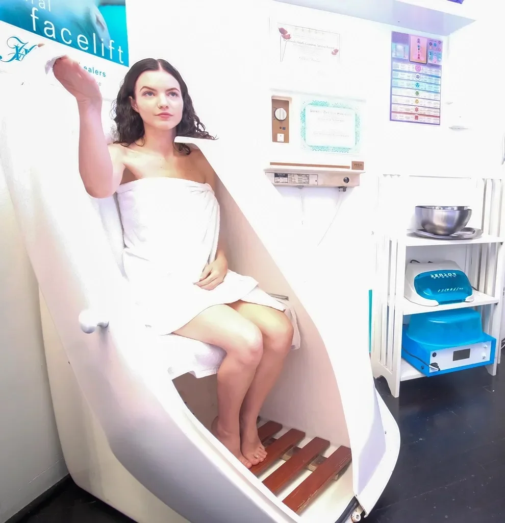 Ozone steam sauna cabinet